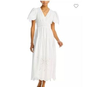Moon River White Eyelet Dress